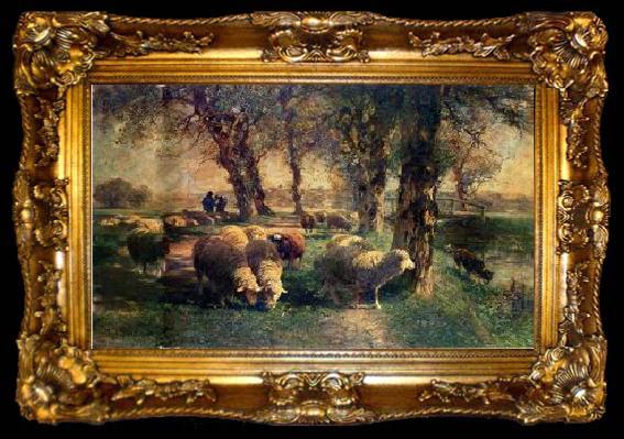 framed  unknow artist Sheep 195, ta009-2